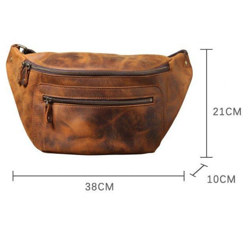 Bolsa A Tiracolo Couro Para Homem