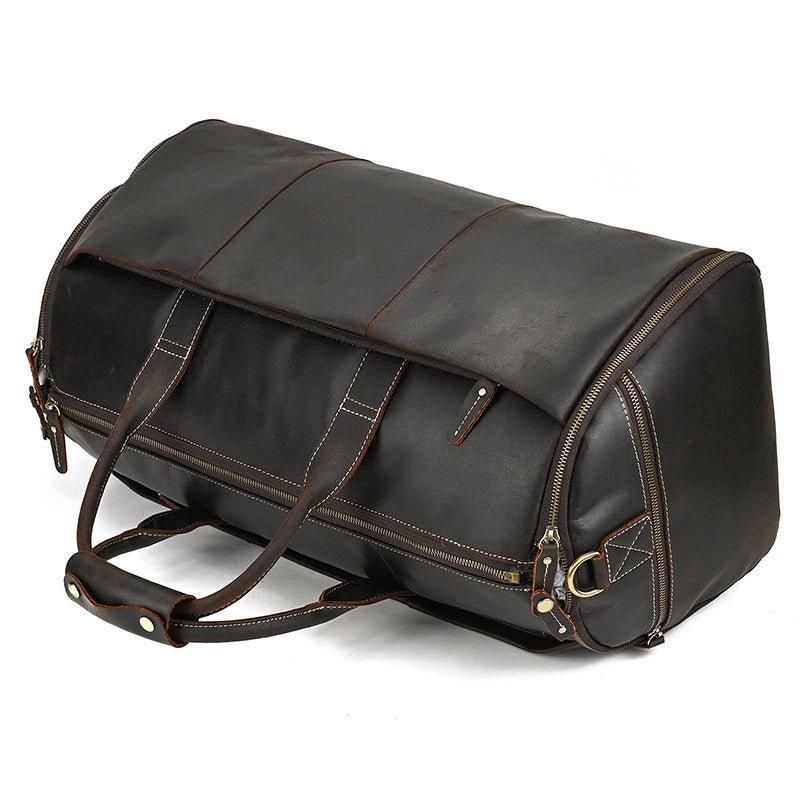 Bolsa Couro Vintage Para Roupa Masculina