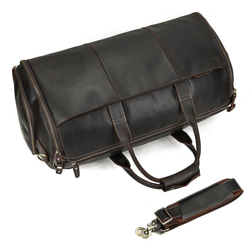 Bolsa Couro Vintage Para Roupa Masculina