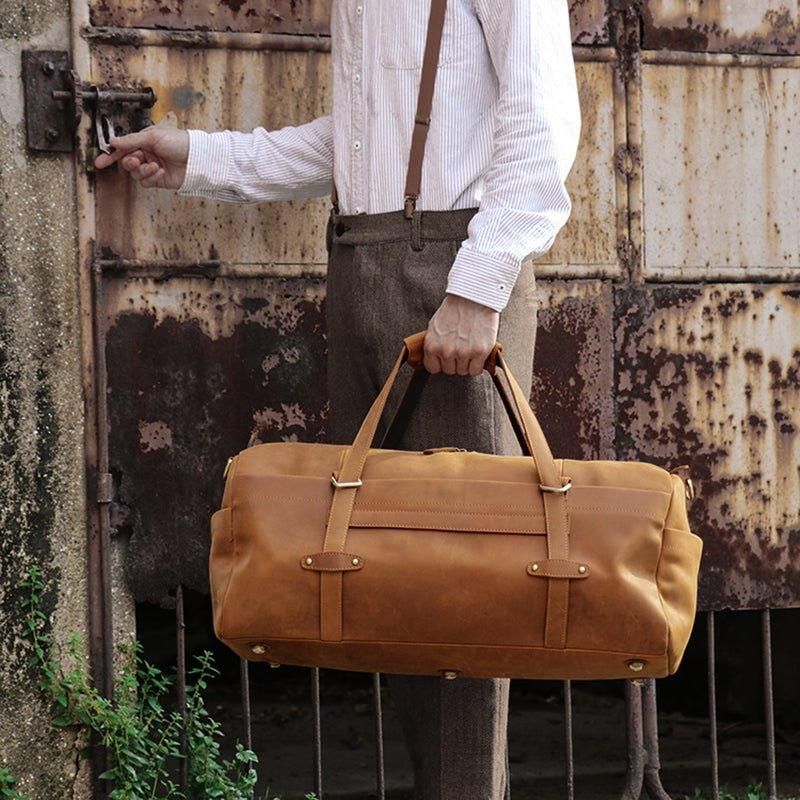 Bolsa Homem Couro Vintage