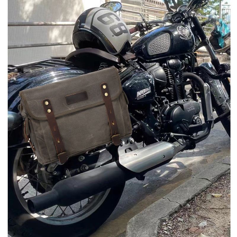 Bolsa Impermeável Destacável A Tiracolo Para Motocicleta