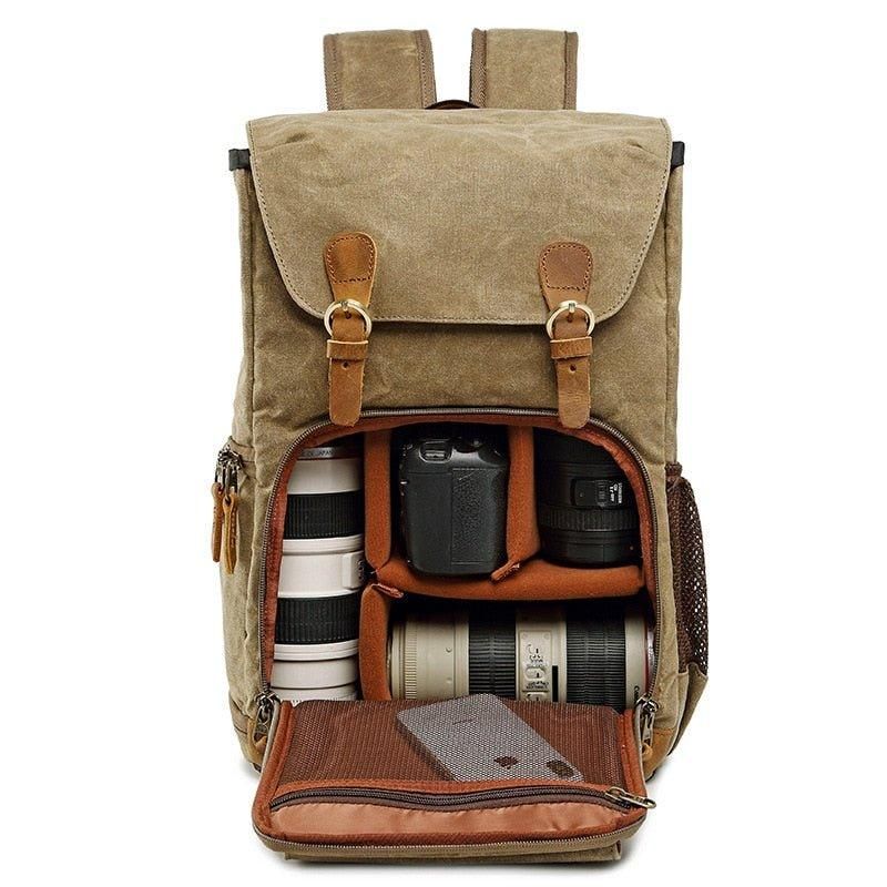 Bolsa Lona Impermeável Para Câmara Dslr E Mirrorless