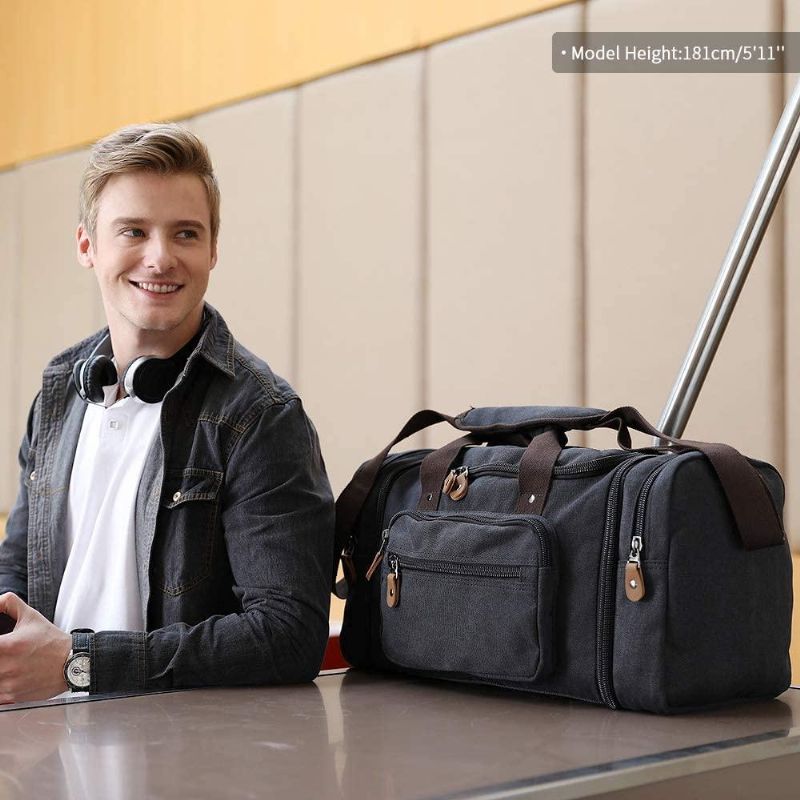 Bolsa Lona Viagem Extra Grande Para Homem E Mulher