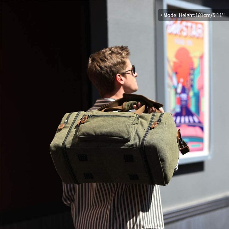 Bolsa Lona Viagem Extra Grande Para Homem E Mulher