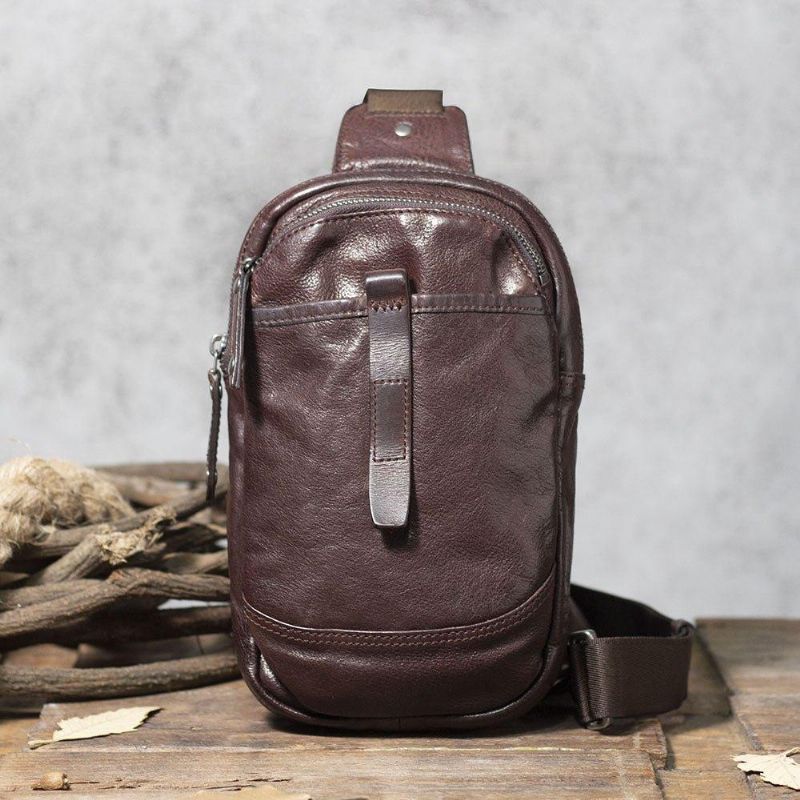 Bolsa Masculina A Tiracolo Couro