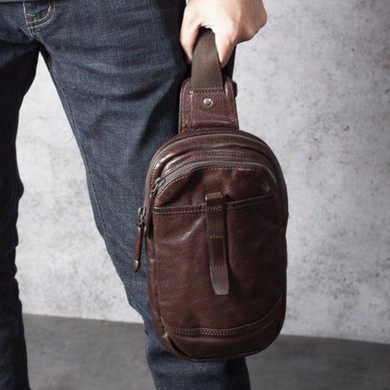 Bolsa Masculina A Tiracolo Couro