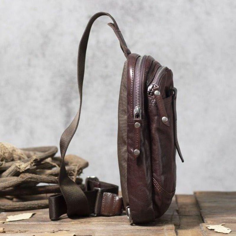 Bolsa Masculina A Tiracolo Couro