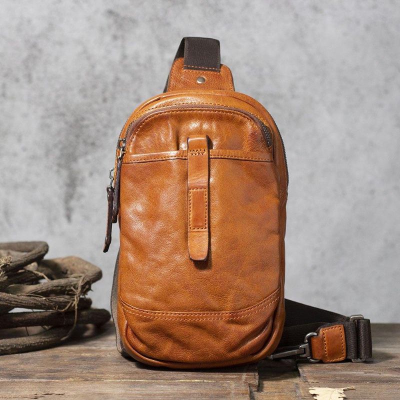 Bolsa Masculina A Tiracolo Couro