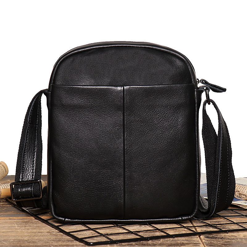 Bolsa Mensageiro Homem Em Pele Para Ipad Grande