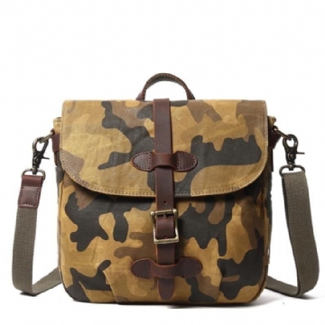 Bolsa Mensageiro Militar Lona Pequena Para Homem