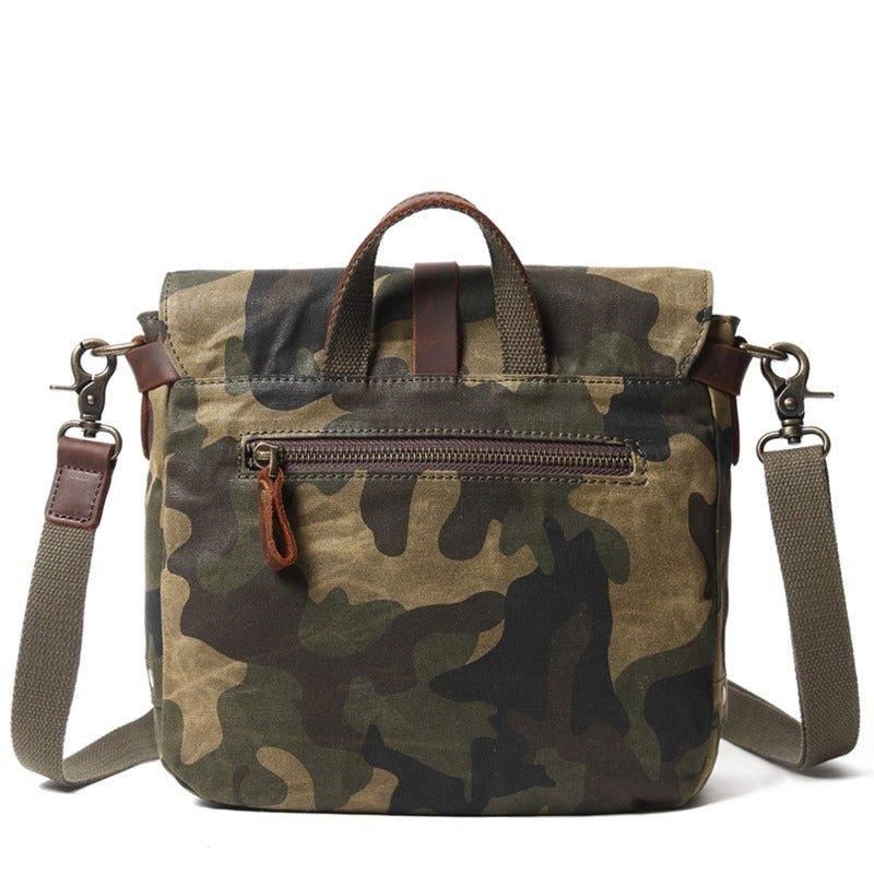 Bolsa Mensageiro Militar Lona Pequena Para Homem