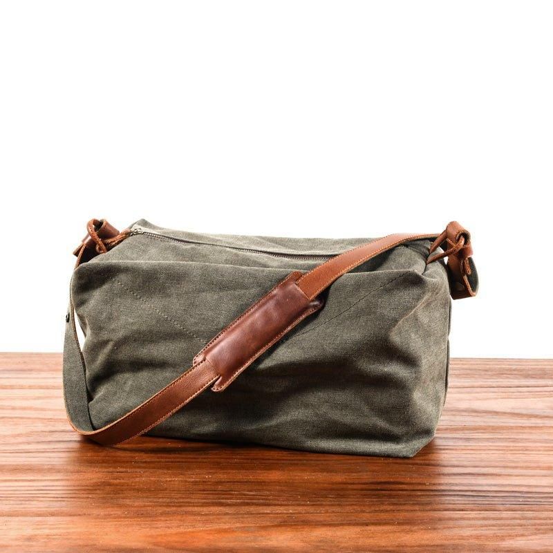 Bolsa Mensageiro Para Homem Lona Crossbody