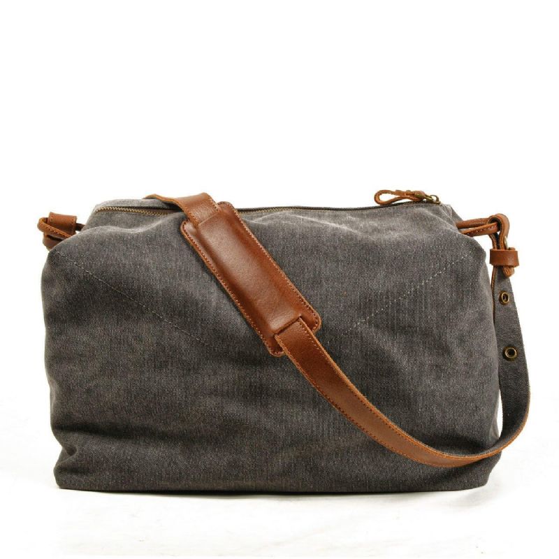 Bolsa Mensageiro Para Homem Lona Crossbody