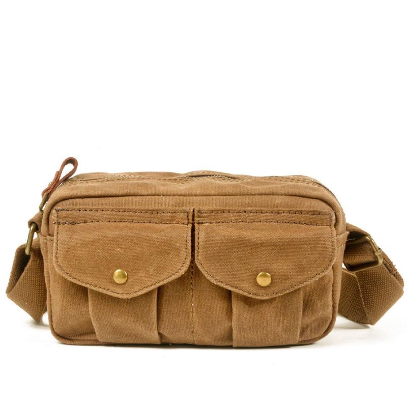 Bolsa Mensageiro Pequena Lona Masculina