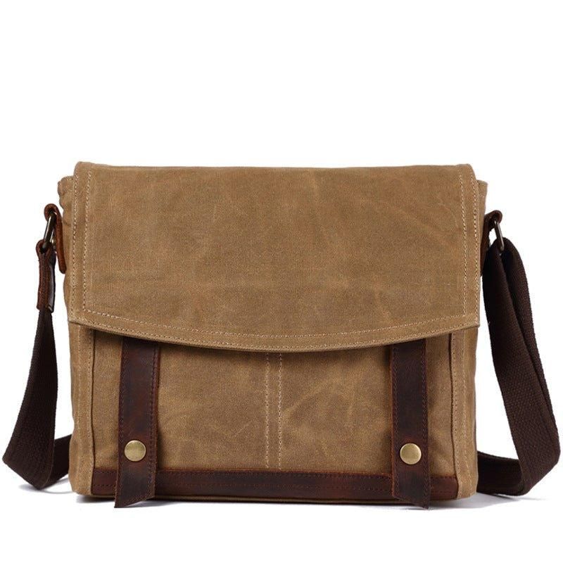 Bolsa Mensageiro Vintage Lona A Tiracolo Para Homem