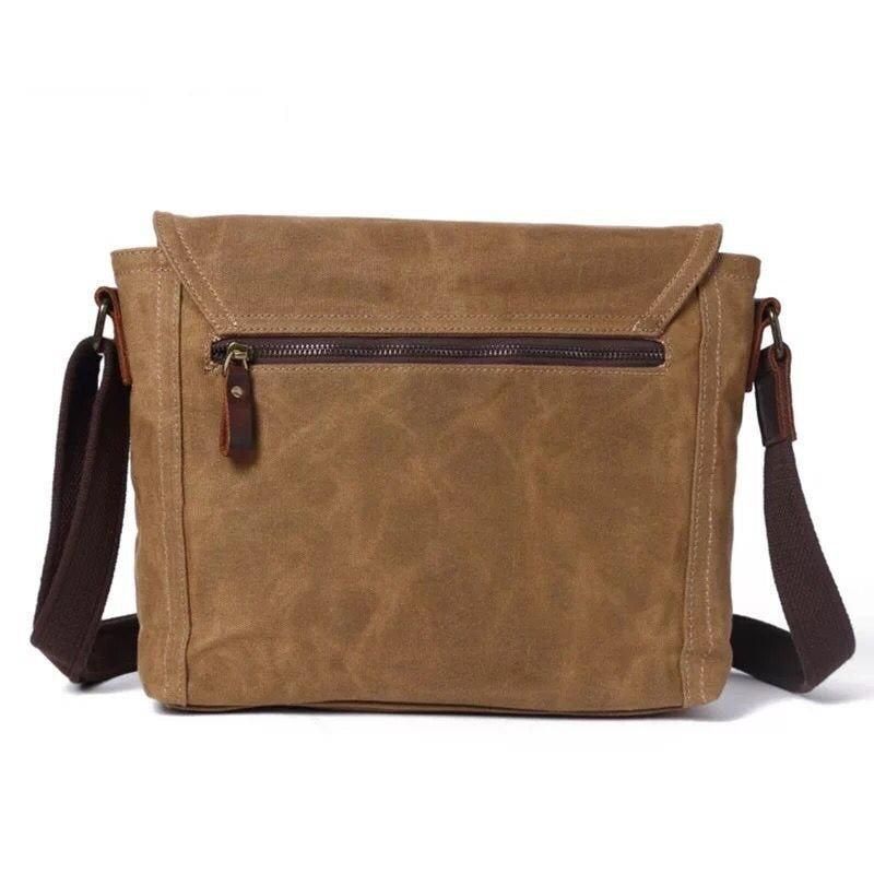 Bolsa Mensageiro Vintage Lona A Tiracolo Para Homem