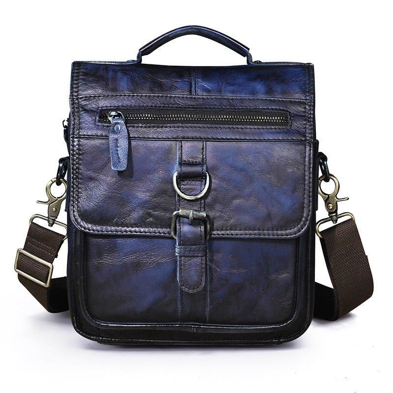 Bolsa Ombro Mensageiro Couro Vintage Para Homem