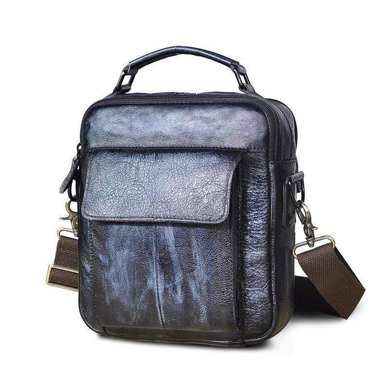 Bolsa Ombro Mensageiro Couro Vintage Para Homem