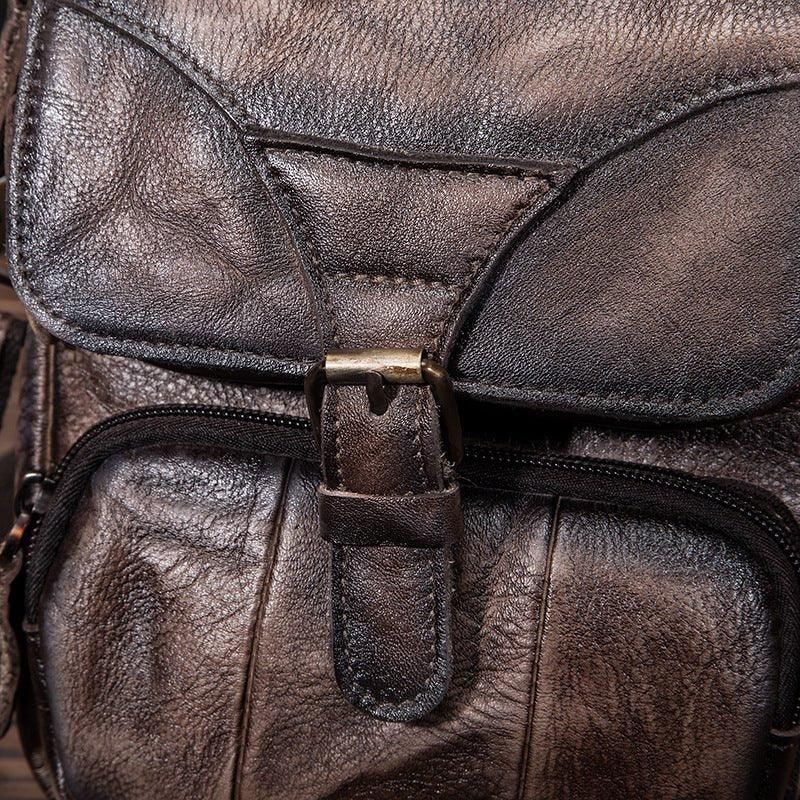 Bolsa Ombro Mensageiro Vintage Dupla Utilização Para Homem