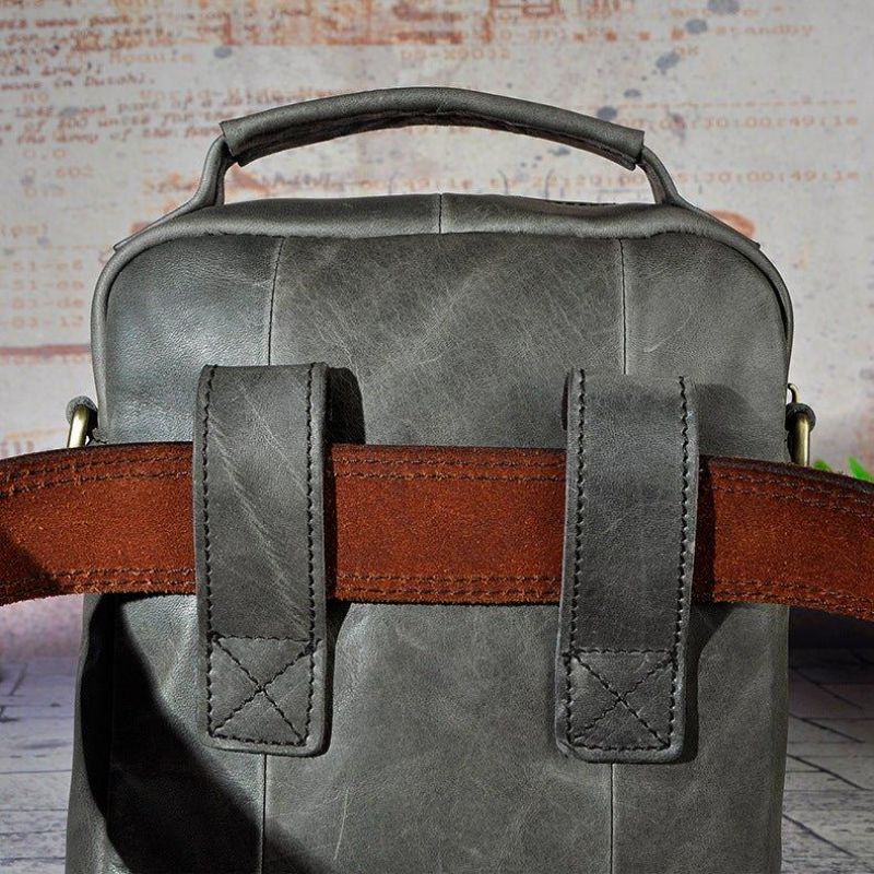 Bolsa Ombro Mensageiro Vintage Dupla Utilização Para Homem