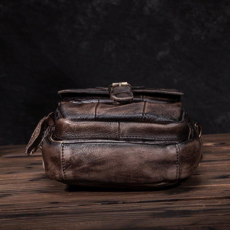 Bolsa Ombro Mensageiro Vintage Dupla Utilização Para Homem