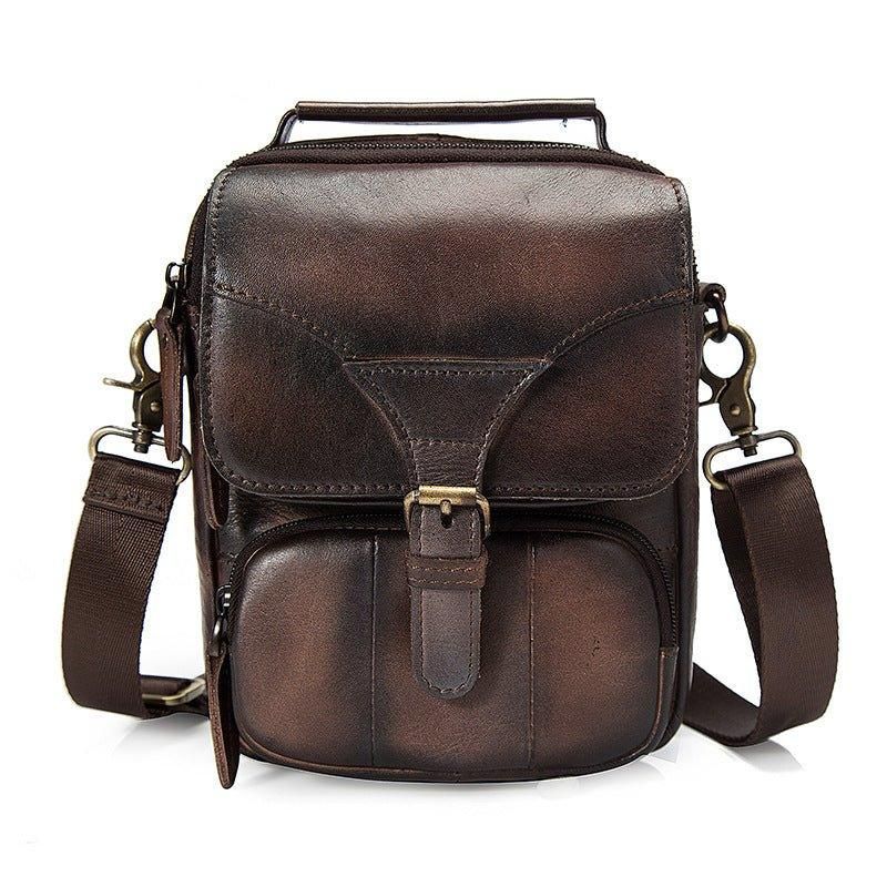 Bolsa Ombro Mensageiro Vintage Dupla Utilização Para Homem