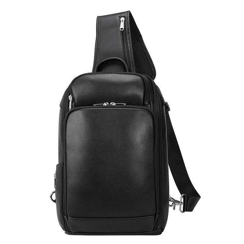 Bolsa Peito Couro Para Homem Crossbody