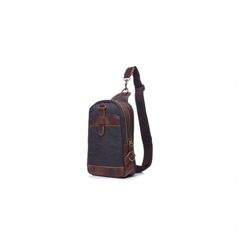 Bolsa Tipo Estilingue Para Exterior Com Pele Crazy Horse