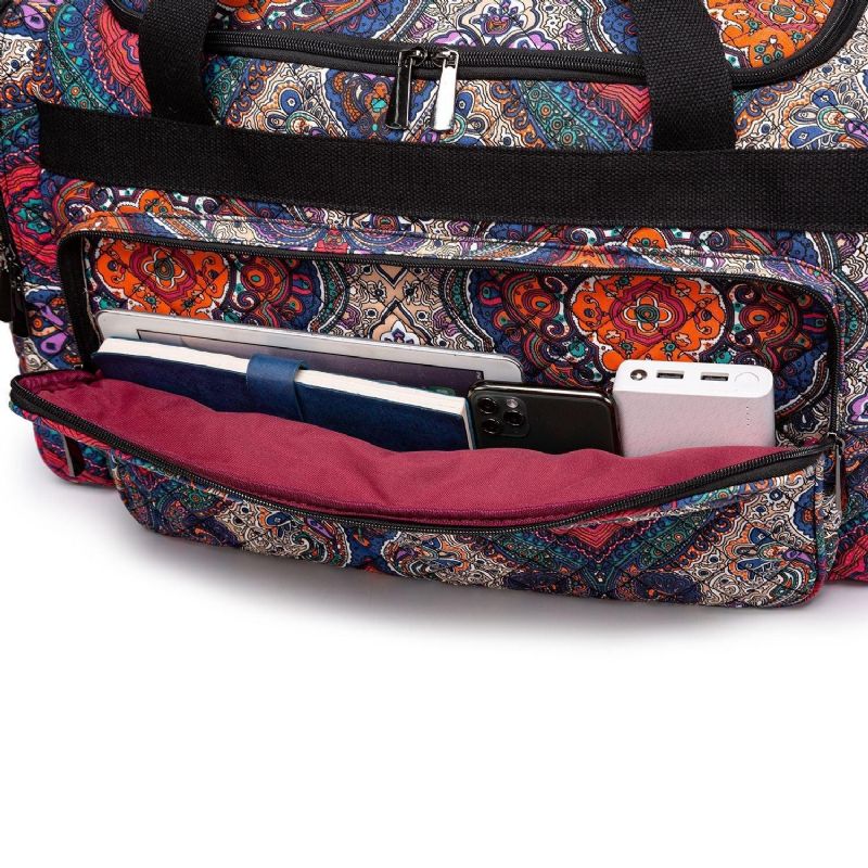 Bolsa Viagem Boho Weekender Em Lona