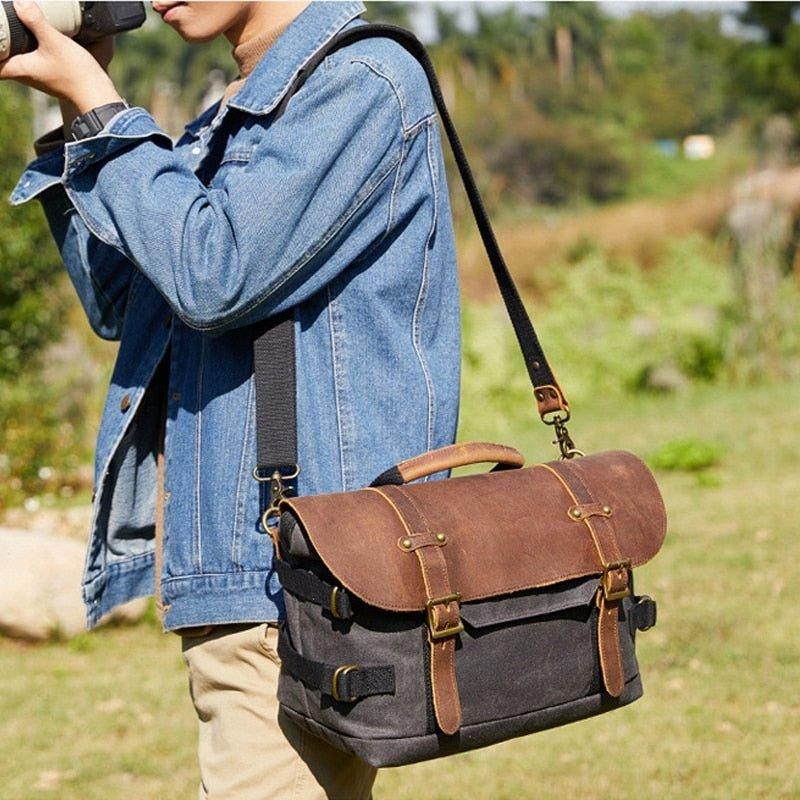 Bolsas Câmara Vintage À Prova Água Para Dslr