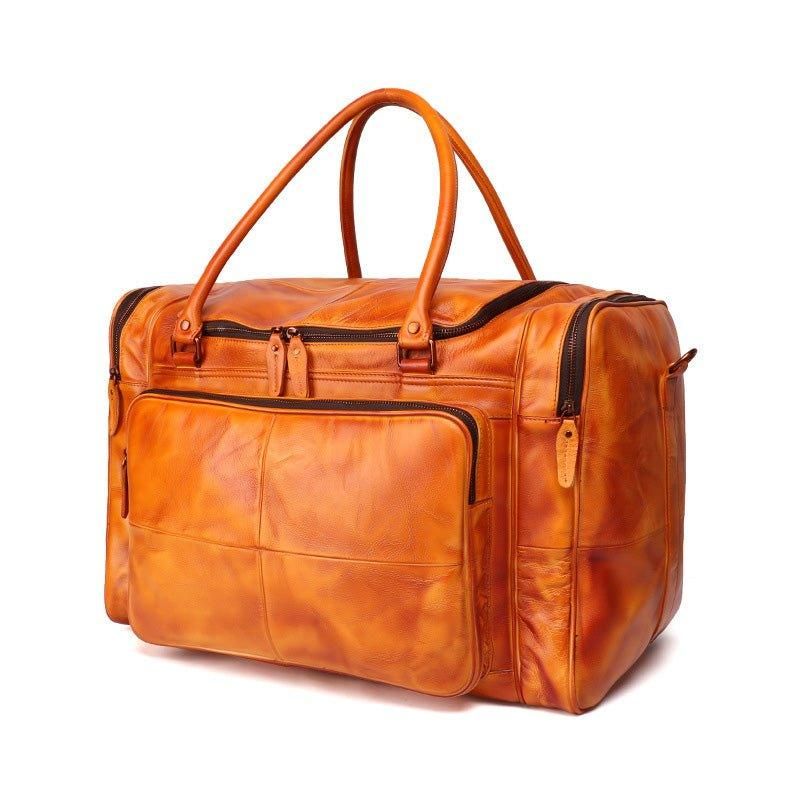 Designer Weekender Bag Couro Vegetal Curtido