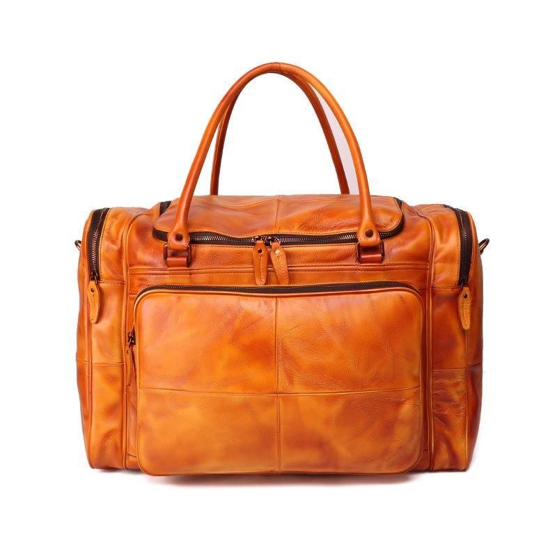 Designer Weekender Bag Couro Vegetal Curtido