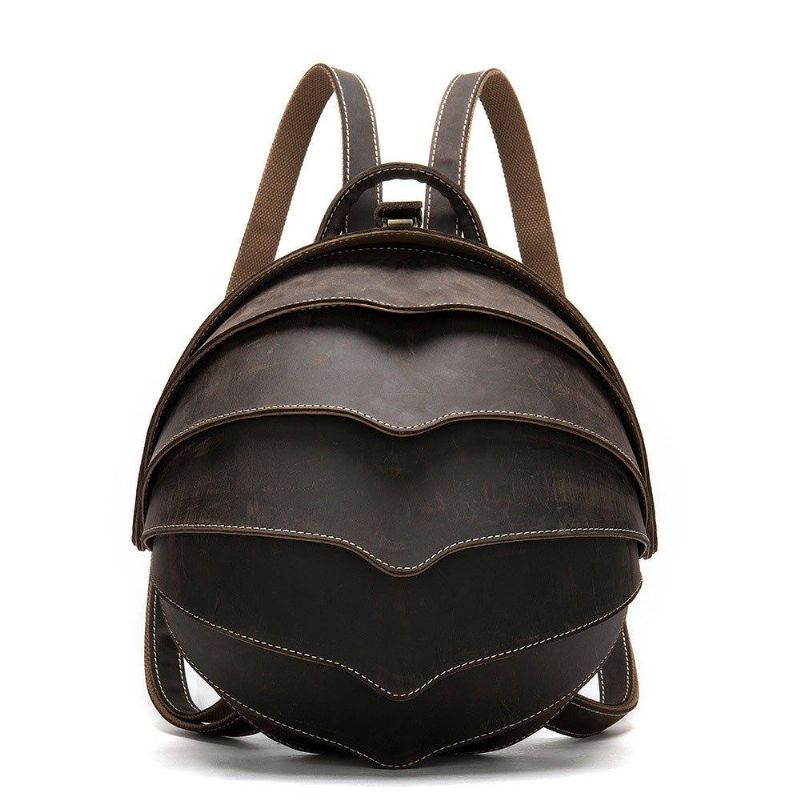 Mochila Couro Vintage Pangolin Para Homem