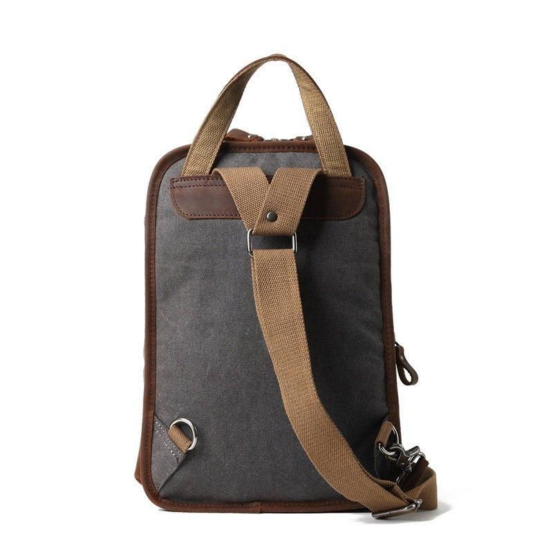 Mochila Estilingue Crossbody Lona Impermeável