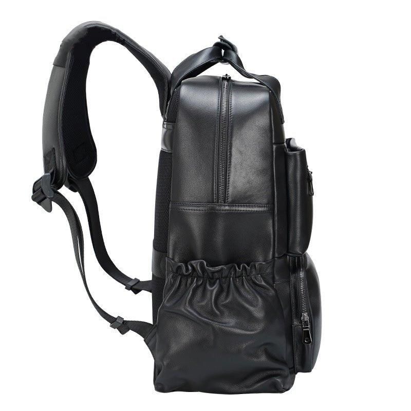 Mochila Homem Couro Preto