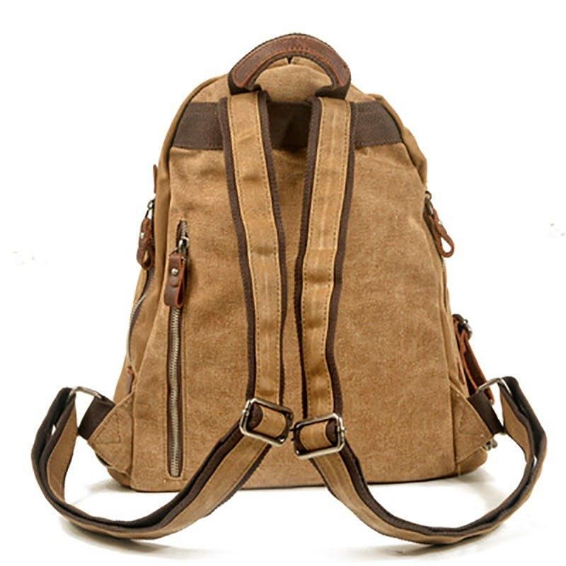 Mochila Lona Vintage Pequena