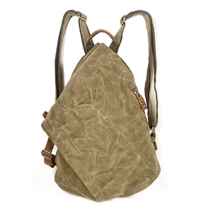 Mochila Lona Vintage Pequena