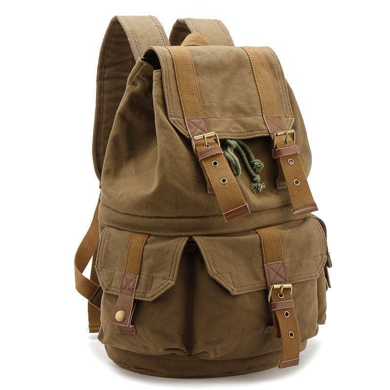 Mochila Para Câmara Dslr Lona Estilo Militar