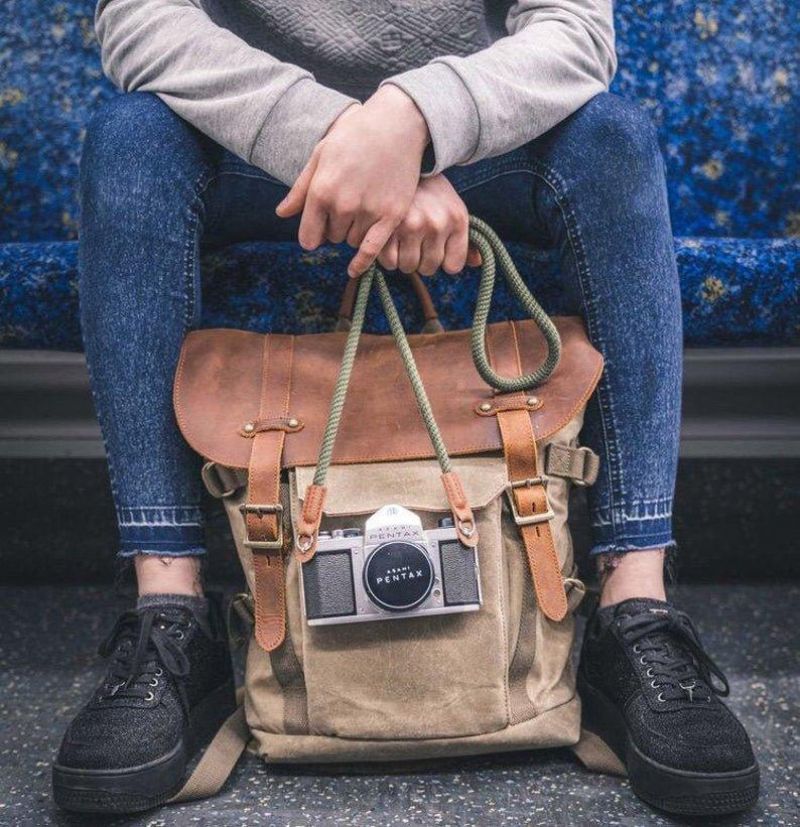 Mochila Para Fotografia Com Câmara À Prova Água