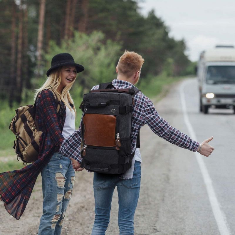 Mochila Viagem Para Homem Em Lona