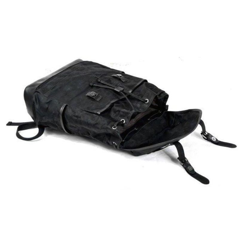 Mochila Viagem Vintage Lona Grande Para Homem