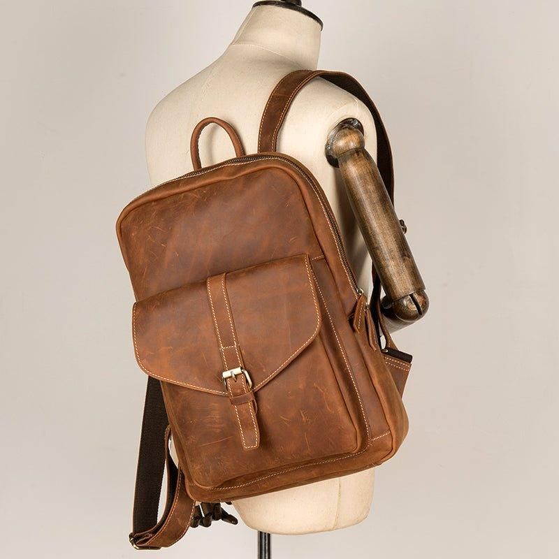 Mochila Vintage Para Portátil Homem 15.6 Polegadas