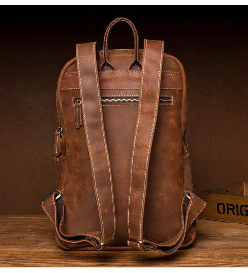 Mochila Vintage Para Portátil Homem 15.6 Polegadas