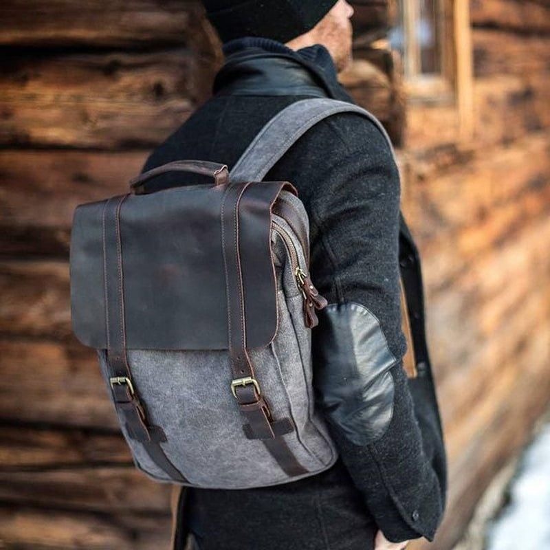 Mochilas Lona 15 Polegadas Para Homem E Mulher