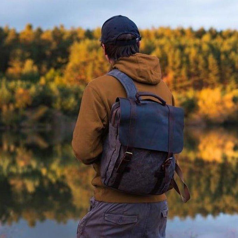 Mochilas Lona 15 Polegadas Para Homem E Mulher