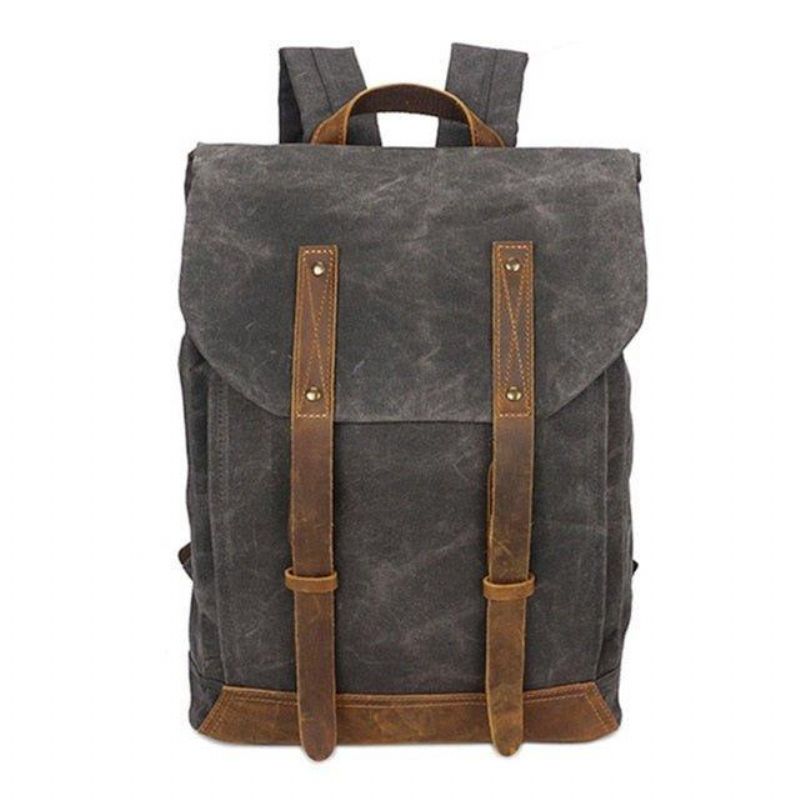 Mochilas Lona Vintage Para Portátil Homem