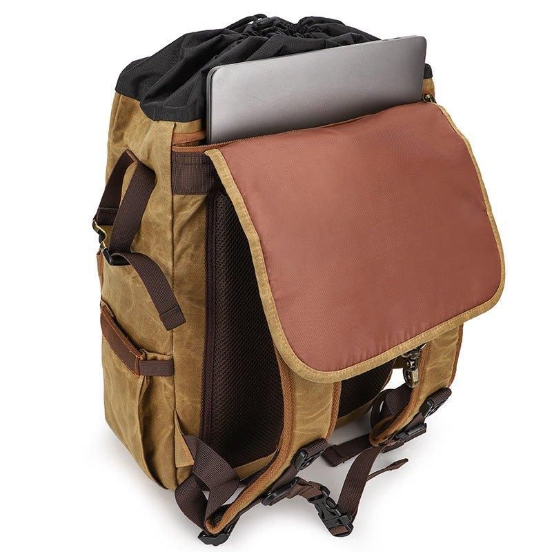 Mochilas Viagem Para Homem Fotografia Em Lona Impermeável