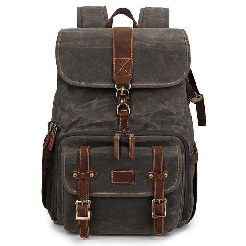 Mochilas Viagem Para Homem Fotografia Em Lona Impermeável